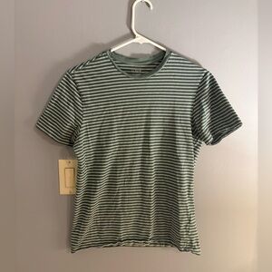 Jcrew Women’s Green Striped Shirt